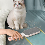 Double-Sided Pet Hair Removal Brush