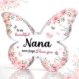 MOTHER'S DAY Butterfly-Shaped Acrylic Keepsake Gift
