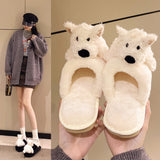 Cotton Puppy Doll Fluffy Slippers