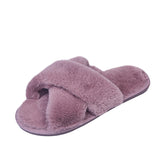 Non-slip Cotton Furry Slippers