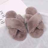 Non-slip Cotton Furry Slippers