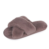 Non-slip Cotton Furry Slippers