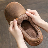 Warm Fleece Indoor Plush Slippers