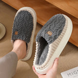 Cute Bear Plush Fleece Slippers