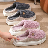 Cute Bear Plush Fleece Slippers