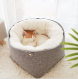 Warm Round Fluffy Ped Bed