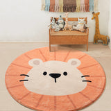 Cute Lion Round Room Rug