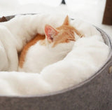 Warm Round Fluffy Ped Bed