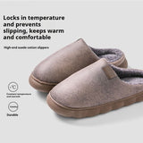 Warm Fleece Indoor Plush Slippers