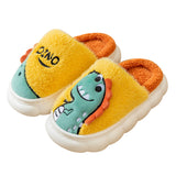 Cotton Dinosaur Plush Warm Slippers