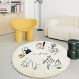 Cute Lion Round Room Rug